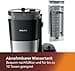 Philips All-in-1 Filter Coffee Machine, Integrated Cone Grinder for Freshly Ground Coffee, Duo Bean Container, 1.25 L Glass Jug, Individual Intensity Adjustment (HD7900/50) - 3