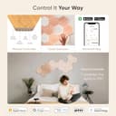 Nanoleaf Elements Wood Look Hexagons Starter Kit (7 Panels) - 8