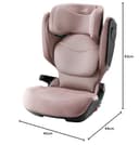 BRITAX RÖMER Child Car Seat KIDFIX PRO M, for Children from 100-150 cm (i-Size) with and Without ISOFIX, 35-12 Years, Dusty Rose - Style - 5