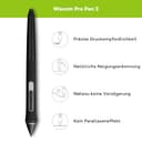 Wacom Cintiq Pro 24 Tablet (24 Zoll Grafik-Display mit 4K Auflösung & integriertem Standfuß, inkl. Pro Pen 2 Stift mit verschiedenen Ersatzspitzen) - 4