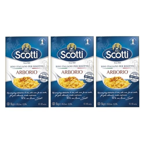 Riso Scotti Riso italiano Arborio-Reis Italien inkl. FeinWert E-Book (3 x 1kg)