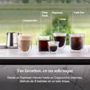 De’Longhi Rivelia – Perfetto Cafetera Superautomática, Espumador de Leche manual, 8 Bebidas One-Touch, Pantalla Táctil a Color, Depósitos de Granos de Café Intercambiables, Negro (EXAM440.35.B) - 7