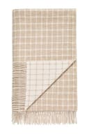 Moon Wool Throw Blanket, Merino Lambs Wool, Athens Beige, Made in UK - 1