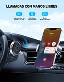 Mohard Receptor Bluetooth 5.0, AUX Adaptador Bluetooth Coche Audio Jack 3.5mm para Estéreo Domestico/Altavoz/Auriculares con Cable, Llamadas Manos Libres y Conexión Dual, Tiempo de Reproducción 16H - 4