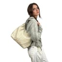 Cheval Firenze Schultertasche Carlotta, echtes Leder, hergestellt in Italien, beige - 5