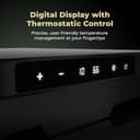 NOMAD Campervan Fridge Freezer CR50X 12/24V Integrated Refrigerator 43.4L Digital Control Panel Night Mode Reversible Door Battery Protection Ideal for Campervans Motorhomes Boats Energy Class E Black - 5