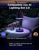 Govee Lámpara de Mesa Inalámbrica, RGBICWW Lámpara Mesita Noche LED Compatible con Matter Alexa, Regulable 500lm y Recargable 4800mAh, 72 Escenas, 2700-6500K para Sala de Estar Dormitorio y Escritorio - 7