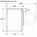 Bosch – Secadora con Bomba de Calor, 9 kg, AutoDry, Media Carga, Antiarrugas, Blanco, WQG24200ES - 11