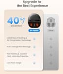 RENPHO Ganz Fußmassagegerät, 2026 Verbessertes Shiatsu Fussmassagegerät Elektrisch mit Wärme, Kneten, Rollen und Luftkompression,Muttertagsgeschenk, für Frauen Männer, bis Schuhgröße 46, Schwarz - 4