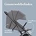 Inglesina Sketch Pushchair Lightweight and Compact, Grey, Comfortable, up to 17 kg, One-Handed Fold, UPF 50+ - 2