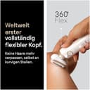 Braun Silk·épil 9 Flex, Epilierer Damen mit 360° Flexiblem Kopf für eine Einfache Haarentfernung, Nass & Trocken, Langanhaltend Glatte Haut — Inkl. Rasier und Trimmeraufsatz — 9-041 3D, Gold - 3