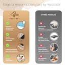 VEEL VEEL PET Premium Cama para Perro Mediano anatómica con Espuma Memory Foam viscoelástica certificada ortopedica | Dog Bed Cama Perro Lavable Desenfundable Antiestres | Funda Impermeable (Medium) - 5