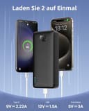 Baseus Powerbank 20000mAh Power Bank 20W Schnelles Aufladen, Externer Handyakkus mit USB C in&Out, PD QC Powerbank USB C für iPhone 16 15 14 13 12 11 Samsung S24 S23 S22 Xiaomi Huawei iPad - 5