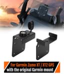 for Garmin Zumo XT / XT2 GPS with The Original Garmin Mount GPS Locking Bracket Kit - Anti Theft Security Mounting Hardware - Aluminum-Black - 2