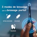 Oral-B iO Series 2 - Cepillo de dientes eléctrico, 2 unidades, 2 cabezales de cepillo, 3 modos de cepillado para el cuidado dental, tecnología magnética, diseñado por marrón, negro nocturno/verde - 4