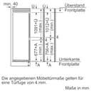 Bosch KIN86NSE0, Serie 2, Einbau-Kühl-Gefrierkombination, 177,5 x 56 cm Nische, 184 L Kühlen & 76 L Gefrieren, Made in Germany, No Frost, MultiBox XXL für Obst und Gemüse, flüsterleise, LED Light - 14