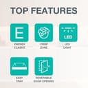 Gorenje RK 4182 PS4 Kühl-Gefrier-Kombination/ Höhe 180 cm/ Kühlen 198 L/ Gefrieren 66 L/ Gemüsefach/ 39dB/ LED Beleuchtung/ HxBxT: 180 x 55 x 55,7 cm / Grau - 2