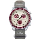 Swatch Omega x Moon Mission to Pluto Speedmaster Borgogna - Nuovo, Unisex - 1