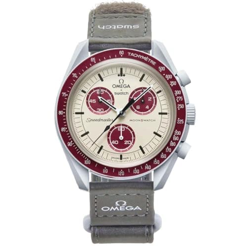 Swatch Omega x Moon Mission to Pluto Speedmaster Borgogna - Nuovo, Unisex