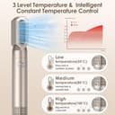 Journeyside Spazzola Ad Aria Calda 5 in 1,1000W Spazzola Asciugacapelli, Hair Air Styler Set con 3 Temperature, Spazzola Modellante Ad Aria Per Capelli Ricci, Volumizzante, Lisciante, Asciugare - 3