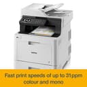 Brother MFC-L8690CDW Colour Laser Printer | Wireless, PC Connected & Network | Print, Copy, Scan, Fax & 2 Sided Printing | A4 | UK Plug - 6