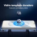 NEW'C 3 Piezas, Protector Pantalla para Samsung Galaxy S25, Cristal templado Antiarañazos, Antihuellas, Sin Burbujas, Dureza 9H, Ultra Transparente, Ultra Resistente - 7