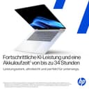 HP OmniBook 5 Next Gen AI Laptop PC, 16 Zoll 2K OLED Touch, Snapdragon X1-26-100 Prozessor (45 NPU-Tops), 16 GB LPDDR5x RAM, 512 GB PCIe SSD, Qualcomm Adreno GPU, Windows 11 Home, QWERTZ, Silber - 13