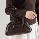 Borsa lusso ispirata cloud Costruzione in PU premium Accessorio da donna moderno Borse a tracolla alla per donna Borsa a tracolla a conchiglia piegata - 2