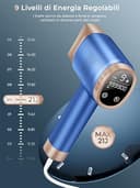 Epilatore Luce Pulsata con Funzione di Raffreddamento a Ghiaccio, Schermo LCD Touch,Modalità di Scorrimento Automatico, Epilatore a Luce Pulsata per Donne e Uomini,Viso, Ascelle, Bikini,Corpo - 3