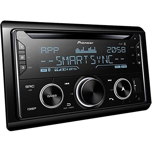 Pioneer FH-S720BT 2-DIN CD Tuner with Bluetooth, multi colour illumination, USB, Spotify, Pioneer Smart Sync App and compatible with Apple and Android devices.