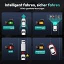 BOTSLAB Dashcam Auto Vorne Hinten 4K+2K mit GPS WiFi und Hardwire-Kit, Dash Cam Auto Kamera mit ADAS, Kostenlose 64-GB-Karte, 24/7 Parküberwachung, 2,45" IPS, Nachtsicht, WDR, 170°Weitwinkel - 3
