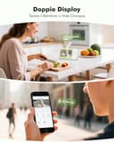 YESIMOM Baby Monitor WiFi 4,3", 360°PTZ Telecamera Bambini con Monitor Videocamera Neonato con IPS Schermo 2500mAh e Luce Notturna, Controllo da APP Mobile e Monitor, Visione Notturna, Ninne Nanne - 2