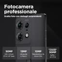 Motorola Moto Edge50 Pro(Display 6.67'' Super HD 144Hz, 50+13+10MP con IA,4500mAh ricarica,Turbo Power 125W,12/512GB,Dual SIM,IP68,NFC,Android 14,caricatore da 125W e cover in confezione)Black Beauty - 5