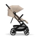 Cybex Gold Kinderwagen Beezy mit One-Pull Harness, Ab Geburt bis ca. 4 Jahre (max. 22 kg), Kompakt und ergonomisch, Almond Beige (Beige mit schwarzem Rahmen) - 3
