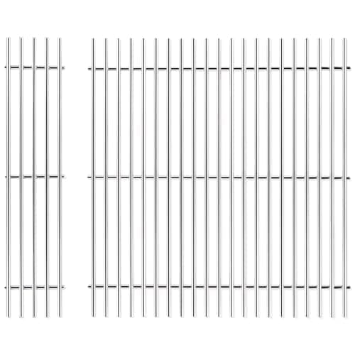 Utheer 304 Stainless Steel Grill Grates for Weber Spirit 2025 Front-Control Models, Fits Spirit E-210 E-310 E-325, 2PCS 7mm Solid Stainless Steel Replacement Grates, Replaces Weber 7637