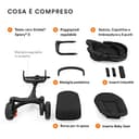 Stokke Xplory X, Ruby Red - Passeggino regolabile per il comfort del bambino e dei genitori - Imbottitura, Imbracatura e cerniera riflettente per una maggiore sicurezza - Si piega facilmente - 3