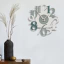 Giallobus - Reloj premium - Carved - Madera de MDF - Premium 60x60cm - 05 - Persia - Artesano Made in Italy - Silencioso - Idea de regalo - Doble nivel moderno - 4