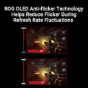 ASUS ROG Swift OLED PG32UCDP Monitor Gaming con Pannello WOLED da 32” pollici (31,5) 4K 240Hz / FHD 480Hz, Tempo di Risposta 0,03ms, G-SYNC, OLED Care, USB Type-C, VESA DisplayHDR 400 True Black, Nero - 5