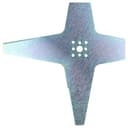 vhbw Ersatz-Messer (4-Stern) kompatibel mit Ambrogio 4.0 Elite, L25, 4.0 Basic, Deluxe, Evolution Rasenmäher - Ersatzklinge Grau, Stahl - 5