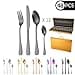 48-Piece Stainless Steel Cutlery Set in Wooden Box for 12 People - Includes Steak Knives, Forks, and Spoons for Home and Hotel Use - 3