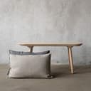 LinenMe Lino Cuscino Natural Terra Fringe - 6