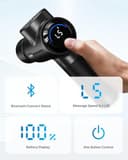 RENPHO Massagepistole mit Wärme und Kälte, Massage Gun mit App und 5 Massageköpfe, Tragbare Percussion Elektrische Handmassagepistole, Muskelmassagepistole für Männer und Frauen, Active+ Thermacool - 7