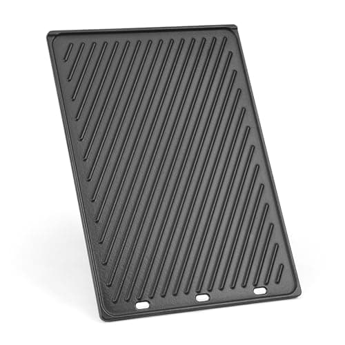 onlyfire Piastra in Ghisa per Griglie a Gas Weber Genesis II & Genesis II LX 300 Series, Piastra Reversibile