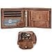 Fa.Volmer Men's Leather Wallet with RFID Protection - Extra Sturdy Double Stitching, 9+4 Card - Antique Brown, Classic - 3