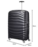 Samsonite Lite -Shock - Spinner XL Suitcase, 81 cm, 124 l, Black (Black) - 10