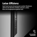Haier French Door Kühl-Gefrierkombination I 100cm Breite I French Door Kühlschrank mit 750L XXL-Volumen, Eiswürfelspender & No Frost I Doppeltür Kühlschrank mit Gefrierfach I FD 100 SERIE 7 HB26FSSAAA - 8