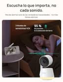 Dr.Care LumiView Plus Monitor Bebé WiFi con Clip – Pantalla 5.5", Cámara 2K, Modo Privacidad, Batería 5000mAh, Luz RGB, Alertas Llanto y Movimiento (1 Cámara + 1 Monitor + 1 Soporte Clip) - 8
