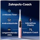 Oral-B iO Series 6 Sensitive Edition Elektrische Zahnbürste/Electric Toothbrush, 2 Aufsteckbürsten, 5 Putzmodi für Zahnpflege, Valentinstagsgeschenk für Ihn/Sie, Designed by Braun, pink sand - 4