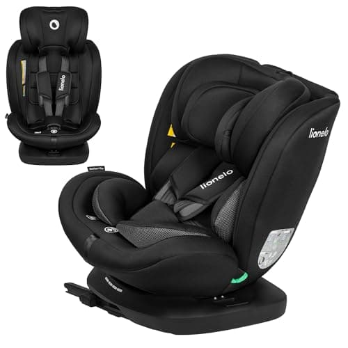LIONELO Bastiaan i-Size Siège Auto Pivotant à 360° pour les Enfants de 0 à 36 kg et de 40 à 150 cm, Installation Face et Dos à la Route, ISOFIX Sangle TopTether