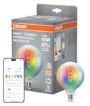 Osram SMART+ LED-Lampe Globe 125 Filament E27, RGBW, Matter-kompatibel, WiFi, steuerbar per App und Sprachassistenten, Multicolor, dimmbar - 1